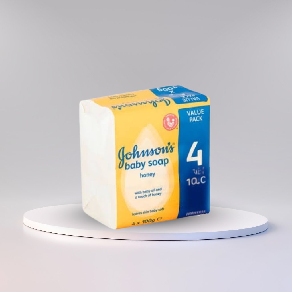 Johnson-Baby-Honey-Soap-Bar-Soap-Glowbeto-Beauty Johnson Baby Honey Soap (Bar Soap) - Image 1