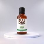 Bulldog Original Beard Oil 30ml on a white display stand