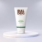 Bulldog Original Face Wash 150ml on a white display stand
